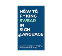 Gift Republic Cards - How to Swear in Sign Language GR490081 - Blue