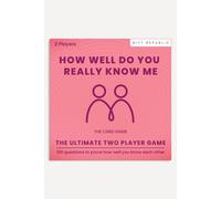Gift Republic How Well Do You Really Know Me? Two-Player Question Card Game in Pink