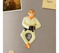 Gift Republic Jim Jitsu Magnetic Bottle Opener - Funny Fridge Bottle Opener with Cap Catcher | Novelty Beer Gift for Home Bars, Kitchens & Beer Lovers