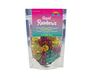 Gift Republic Liquid Spirit Rainbow Bath Pearls 20-Pack Magical Tropical Scent Multicoloured
