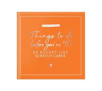 Gift Republic Milestone Birthday Scratch Cards - Fun Things to Do Before You’re 40 - Bucket List Activity Cards - Unique Thoughtful 40th Birthday Gift for Him or Her