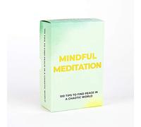 Gift Republic Mindful Meditation Cards 100 Mindfulness Guidance Cards Calming Meditation Gift Self-Care Positive Affirmation Anxiety-Relief