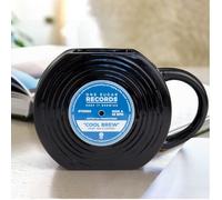 Gift Republic Novelty Vinyl Record Retro Ceramic DJ Party Music Mug Gift Box