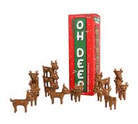 Gift Republic Oh Deer 15 Pieces Christmas Stacking Game Fun Family Tumbling Tower Game Reindeer Stack Gift for Kids