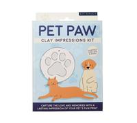 Gift Republic Pet Paw Clay Impressions Kit - DIY Paw Print Keepsake Kit with Air Dry Clay, Roller & Ribbon | Create Lasting Paw Print Memories for Dogs & Cats