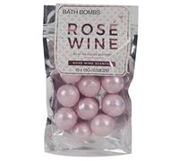 Gift Republic Rosé Wine Bath Bombs, Pink, 10-Count