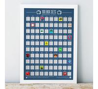 Gift Republic Scratch-Off Bucket List Poster, 100 Box Sets