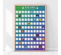 Gift Republic Scratch-Off Bucket List Poster, 100 Kids Activities
