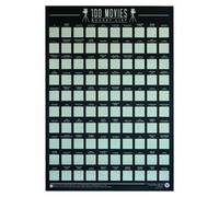100 Movies Bucket List Scratch Poster