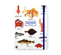 Gift Republic Sea Life Recipe Book, Multi-Colour