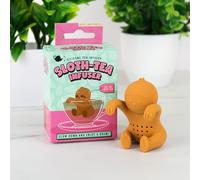 Gift Republic Sloth Tea Infuser - Silicone Loose Leaf Tea Strainer - Cute Animal Tea Accessory - Reusable & Eco-Friendly Brewing Gift for Tea Lovers