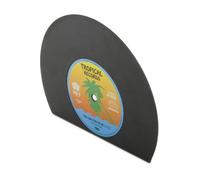 Gift Republic Spinning Hat Retro Vinyl Bookends,Black,135. x 18 x 5cm