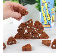 Gift Republic Tumbling Turds In Dark Brown Dark Brown One Size