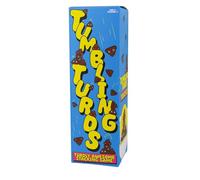 Gift Republic Tumbling Turds Poo-Themed Stacking Game for Kids Fun Portable Tower Building Challenge 16 Pieces Idea, Brown