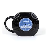 Gift Republic Vinyl Record Shaped Mug Multi , GR452014,450 milliliters