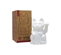 Gift Republic Waving Cat Lamp, White