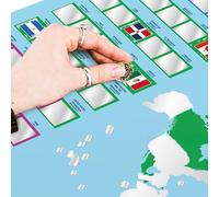 Gift Republic World Explorer Scratch-Off Map Poster - Interactive Travel Map for Adults and Kids - Track Your Adventures, Reveal Country Flags - 59.4 x 84.1 cm Wall Art