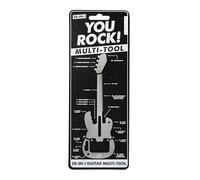 Gift Republic You Rock 20-in-1 Guitar Shaped Multi Tool for Music Lovers Portable Gadget with Wrenches Screwdrivers Bottle Opener Nail File and More Compact Gift for Guitarists and DIY Fans