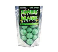 Gift Republic Zombie Brains Bath Bombs 10-Pack Apple & Lime Scented Green Mini Bath Fizzies for Kids