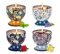 Gift Set of 4 Scented Candles,Aromatherapy Candles,Suitable for The Whole Family