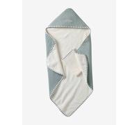 Gift Set: Reversible Bath Cape & Mitt, ENVIE DE FRAISE sage green