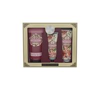 Gift set Somerset, body care, rose petals shower gel, hand cream and body lotion in a beautiful gift box