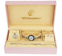 Gift Set Women's Watch - Parure de Bijoux- Necklace-Ring- Earrings - Band