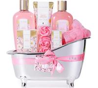 Gift Sets for Women-Spa Luxetique Spa Gift Set, 8pcs Daisy Pamper Bath Set, Bath Gift Sets, Birthday Gifts with Essential Oil, Body Lotion, Bath Bombs, Mothers Day Gifts, Christmas Gifts for Her