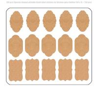 Gift Tages Sticker Name Label Sticker Fancy Shape Krafts Stickers for Presents Cosmetic Decors Jar Food Container Canning for Masons Jar