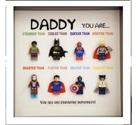 Gift To The Superhero In Mind,Dad Superhero Frame Father’S Day Gift,Superhero Frame,Dad You Are My Superhero (white)