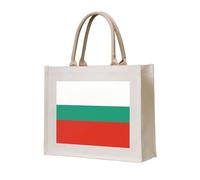 Gift Tote Bag for Women - Canvas Carrying Satchel Handbags/Bulgarian Flag Print Grocery Bag, for Mom Bridesmaids