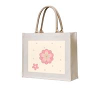 Gift Tote Bag for Women - Canvas Carrying Satchel Handbags/Little pink cherry blossoms Print Grocery Bag, for Mom Bridesmaids