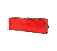 GIFT WRAP ORGANIZER BOX - Sturdy Storage Bin with Handles, Large Capacity Wrapping Paper Holder, Interior Pocket for Accessories | Portable Design for Multi-Purpose Home Storage for Closet Base