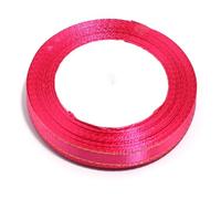 Gift Wrap Satin Ribbons, Cake Wrapping Ribbon 100 Yards Satin Multicolor 6mm 10mm for DIY Wedding Decoration(Rose Red,10mm)