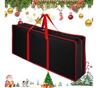 Gift Wrap Storage Container,Christmas Zipper Carrying Case | Gift Wrap Organizer Bag With Internal Pockets,For Christmas Celebration