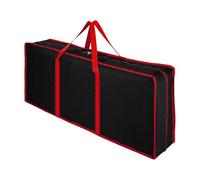 Gift Wrap Storage for Paper Rolls, Christmas Wrapping Paper Storage Bag, with Zipper and Interior Pockets, Wrap Organizer for Christmas Decorations Bows, Tags & Ribbons