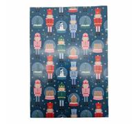 Gift Wrap & Tags Set 5 Pack - 5 Sheets of Festive Wrapping Paper with Matching Gift Tags & String - 50 x 70cm (NUTCRACKER)