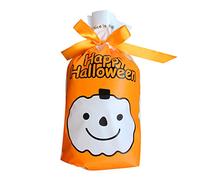 Gift Wrappers Halloween Candy Bags Cookies Toffee Packaging Bags Halloween Small Gift Packaging Bags Ribbon Drawstring Pockets Pumpkin Drawstring Candy Packaging Bags Wrapping Tissue (A, One Size)