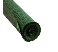 Gift Wrapping Paper 4rolls 50x250cm Colored Crepe Paper Roll Origami Crinkled Craft DIY Flowers Decoration Wrapping(Deep Green)