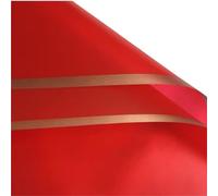 Gift wrapping paper 5pcs/pack Golden Border Rose Flower Wrapping Paper Style Half Transparent Packing Florist Bouquet Material Birthday paper wrapping(Creamy White)