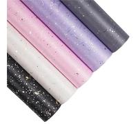 Gift Wrapping Paper 5pcs/Set Wrapping Paper Packaging 60 * 60cm Flower DIY Perfect Artwork Book Cover Decoration(Mixed colors-B)