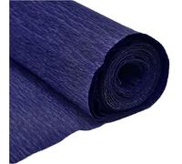 Gift Wrapping Paper 5rolls 250x50cm Colored Crepe Paper Roll Origami Crinkled Craft DIY Flowers Decoration Wrapping(Blue)