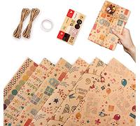 Gift Wrapping Paper - Birthday Wrapping Paper Set Included 10 Pack Eco Friendly Recyclable Premium Gift Wrap Perfect for Wedding Party or Festive Decorations