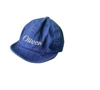 Giftailor Personalized Baby and Toddler Baseball Hat,Custom Embroidered Name Sun Cap, Adjustable Summer Hat for Kids, Boys or Girls,Cute Monogram Gift for Baby or Child Blue