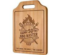 Giftasy 50th Birthday Gifts for Men - Creative Chopping Board - 50 Year Old Birthday Gifts for Him, Dad, Husband, Brother, Uncle, Friend, Happy 50th Gift Ideas