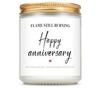 Giftasy Anniversary Candle Gifts for Her Him Couple - Handmade Lavender Candle - Romantic Gifts for Girlfriend Wife Boyfriend Husband