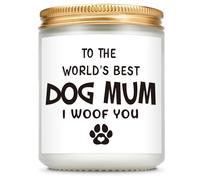 Giftasy Christmas Gifts for Dog Mum - Handmade Soy Wax Candle - Best Dog Mum Gifts for Women for Birthday Christmas Mothers Day Anniversary