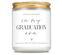 Giftasy Graduation Gift for Her Him, Congratulations Handmade Lavender Candle for Graduates - 2026 Graduation Gift for College, High School, Master’s and PhD Graduates, 7 oz