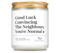 Giftasy New Home Gifts, House Warming Gifts New Home - Handmade Lavender Scented Candle 7oz - Housewarming Presents for Couple Friends Family Homeowner
