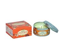 GIFTBRIT Goloka Vanilla Grove Travel Tin Candle 2.5 oz. for Meditation, Yoga, Relaxation, Healing and Positivity